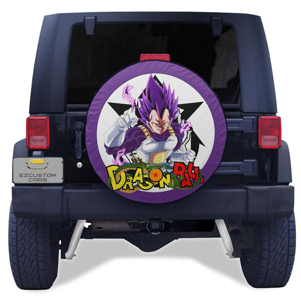 Vegeta Ultra Ego Spare Tire Cover Custom Dragon Ball Anime Car Accessories - EzCustomcar - 1