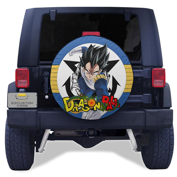 Vegeta Spare Tire Cover Custom Dragon Ball Anime Car Accessories - EzCustomcar - 1