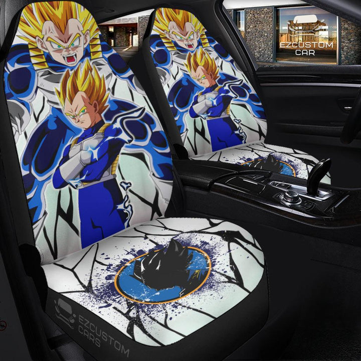 Vegeta Car Seat Covers Custom Dragon Ball Anime Car Accessories - EzCustomcar - 3