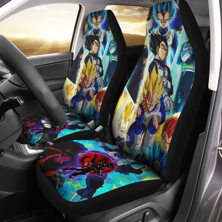 Vegeta Car Seat Covers Custom Dragon Ball Super Animeezcustomcar.com-1