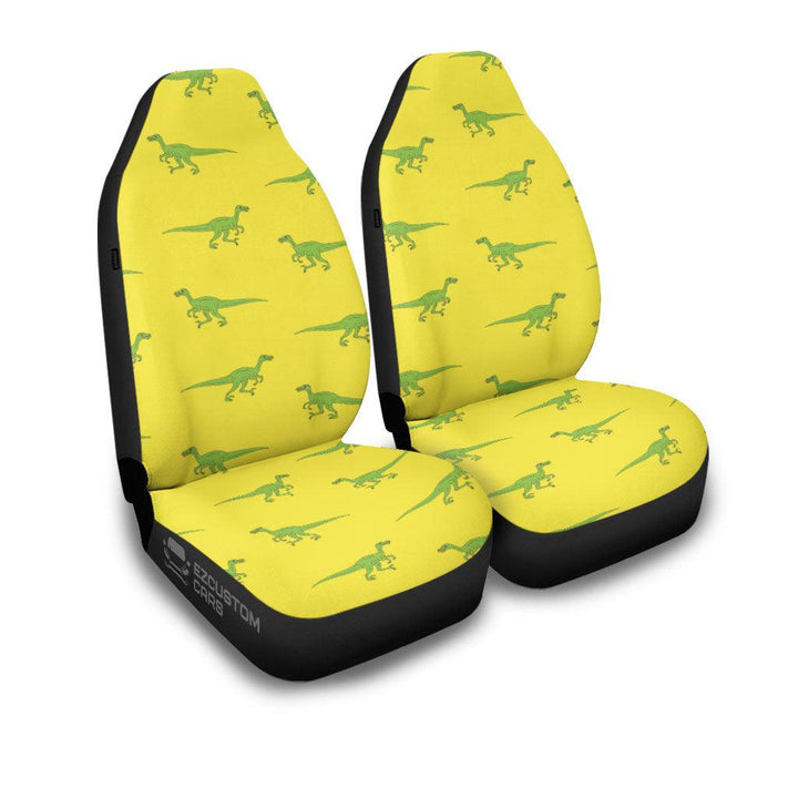 Velociraptor Pattern Car Seat Covers Custom Dinosaur Car Accessories - EzCustomcar - 4