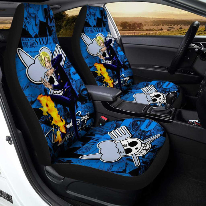 Vinsmoke Sanji Car Seat Covers Custom One Piece Anime - Customforcars - 3