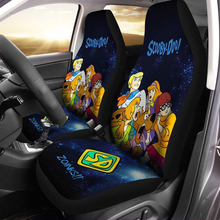 Scooby-Doo and Zoinks Custom Car Seat Coversezcustomcar.com-1
