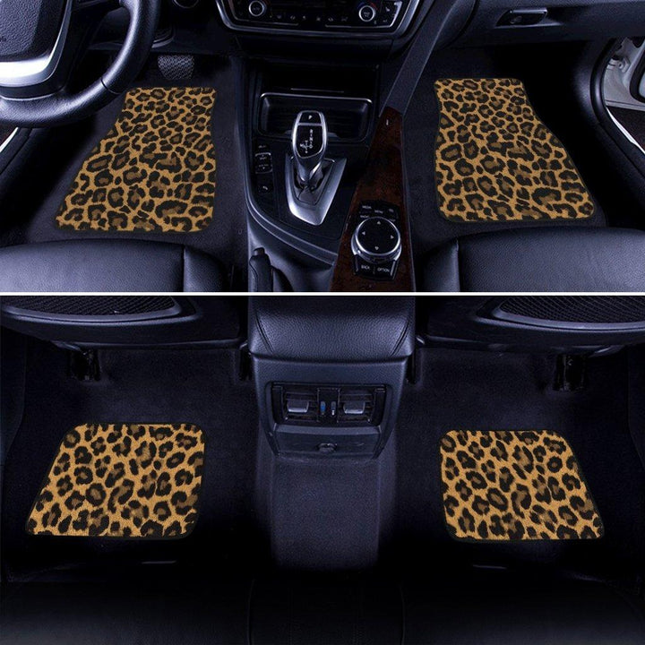 Wild Cheetah Brown Skin Pattern Car Floor Mats - Customforcars - 3