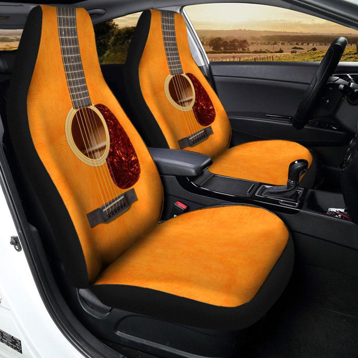 Wooden Guitar Car Seat Covers - Customforcars - 2