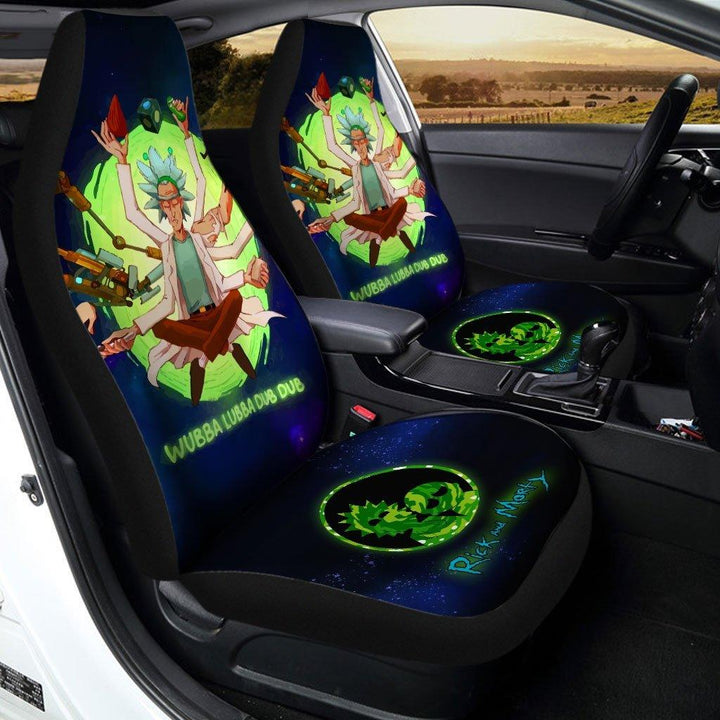 Wubba Lubba Dub Dub Rick Custom Car Seat Covers - Customforcars - 2