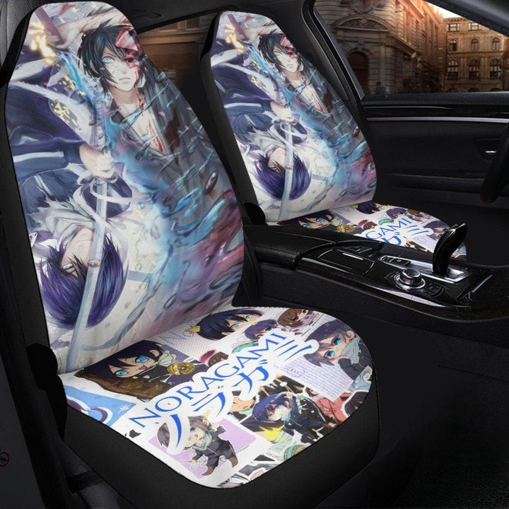 Yato Yaboku Car Seat Covers Noragami Anime Car Accessories - Customforcars - 3