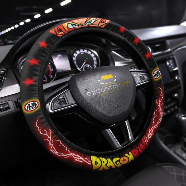 Dragon Ball Anime Steering Wheel Cover – Universal Fit (15 Inch)
