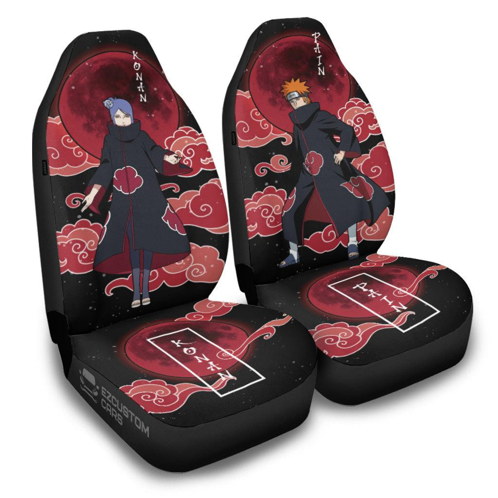 Akatsuki Anime Car Seat Covers Pain and Konan
