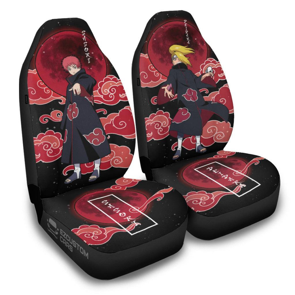 Akatsuki Car Accessories Anime Car Seat Covers Deidara and Sasori