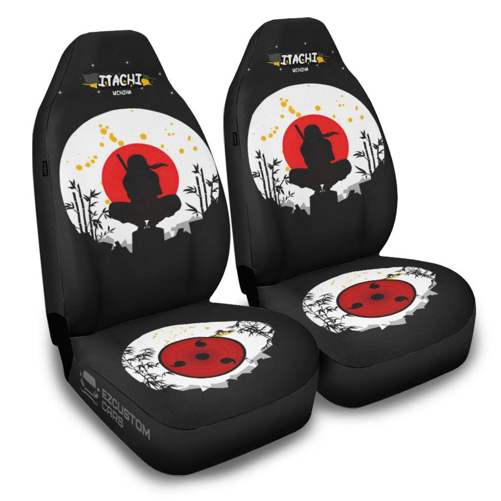 Akatsuki Car Accessories Anime Car Seat Covers Itachi Japanese Style