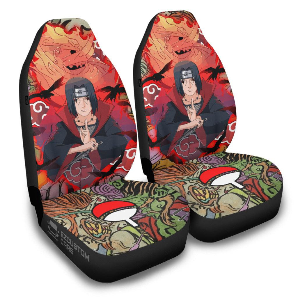 Akatsuki Car Accessories Anime Car Seat Covers Itachi Susanoo