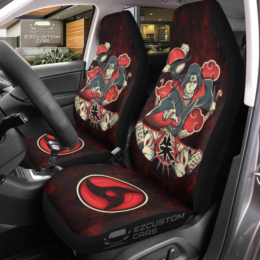Akatsuki Car Seat Covers Itachi Art