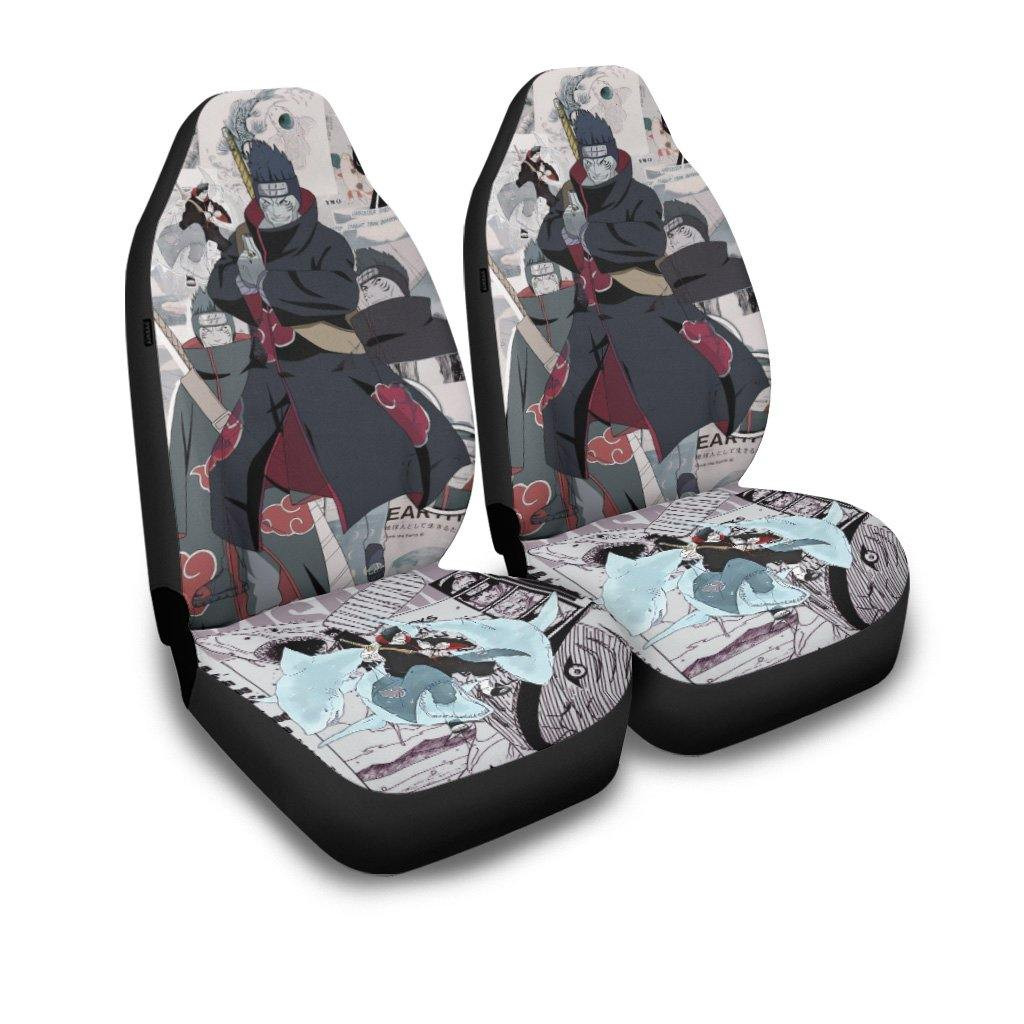 Akatsuki Kisame Car Seat Covers Naruto Anime Car Decor