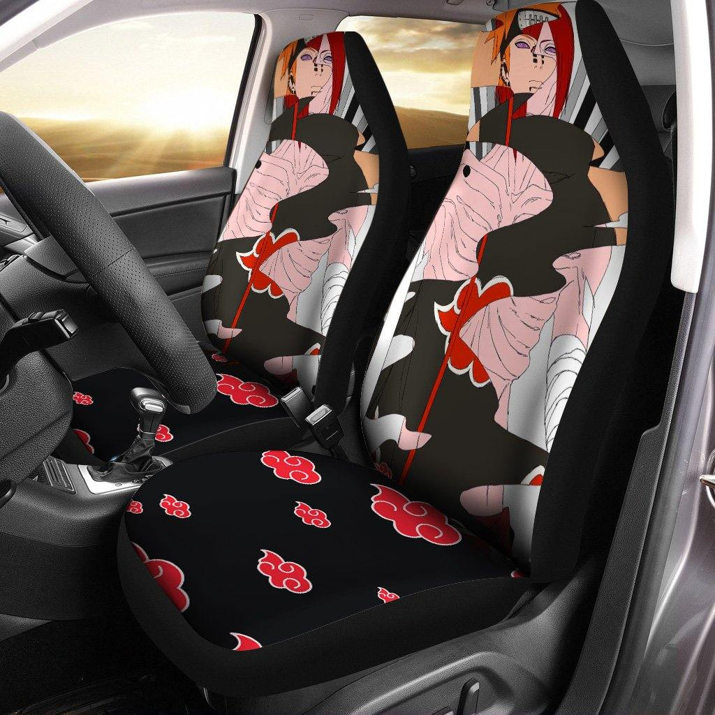 Akatsuki Nagato Car Seat Covers Naruto Anime Car Decor