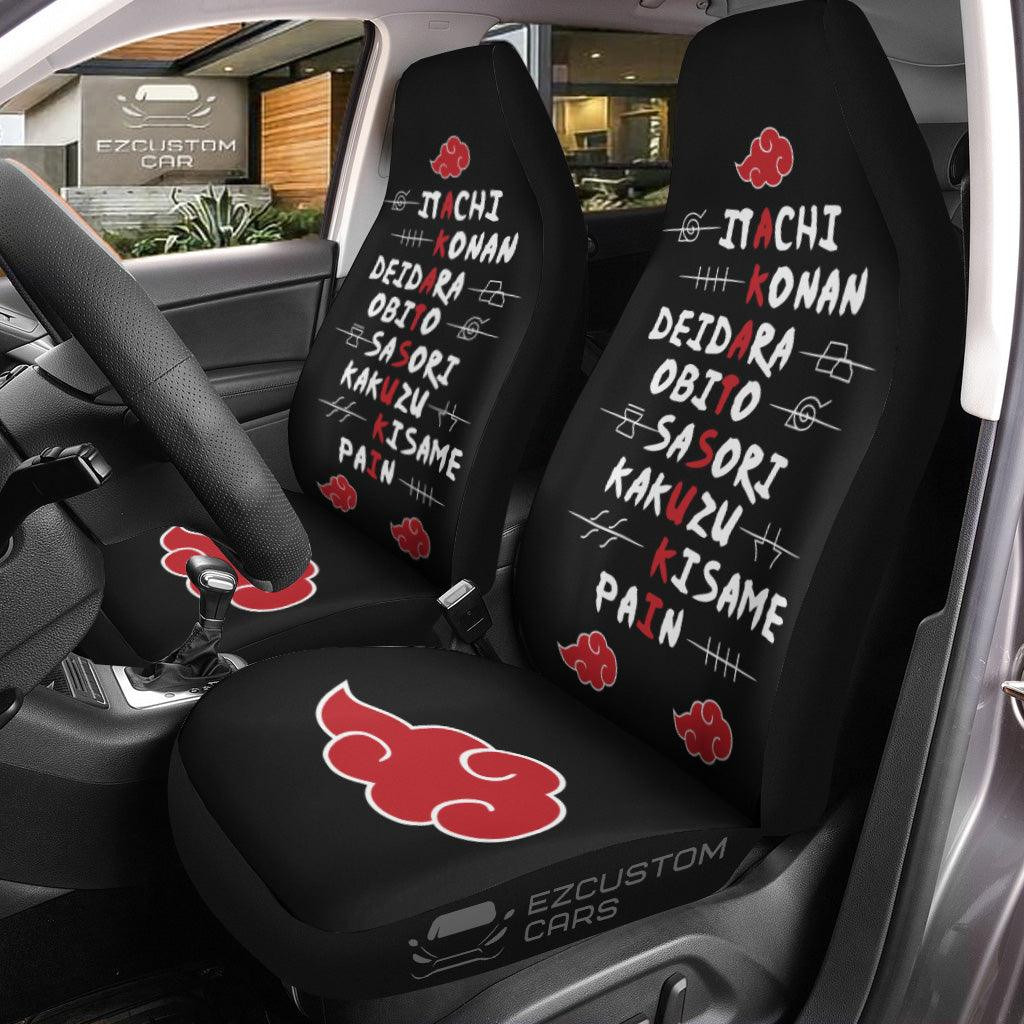 Akatsuki Naruto Car Seat Covers