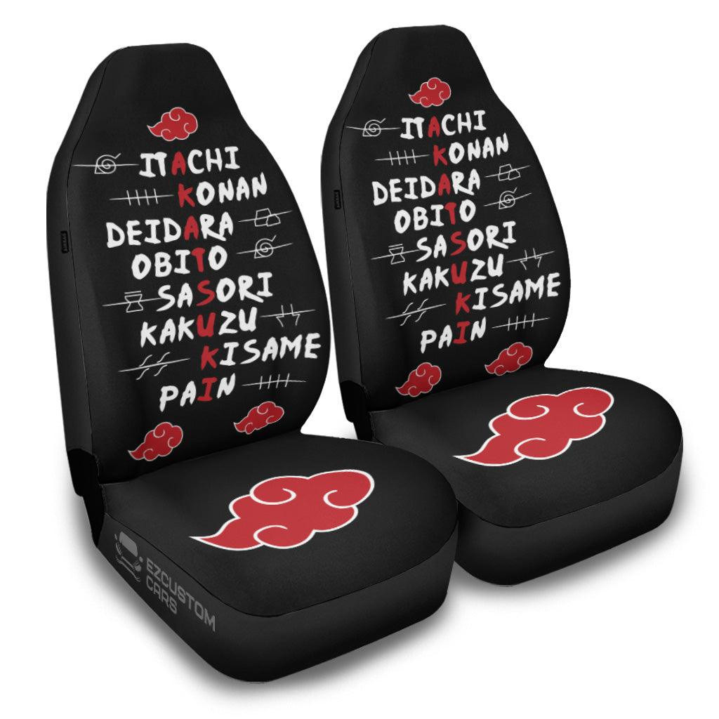 Akatsuki Naruto Car Seat Covers