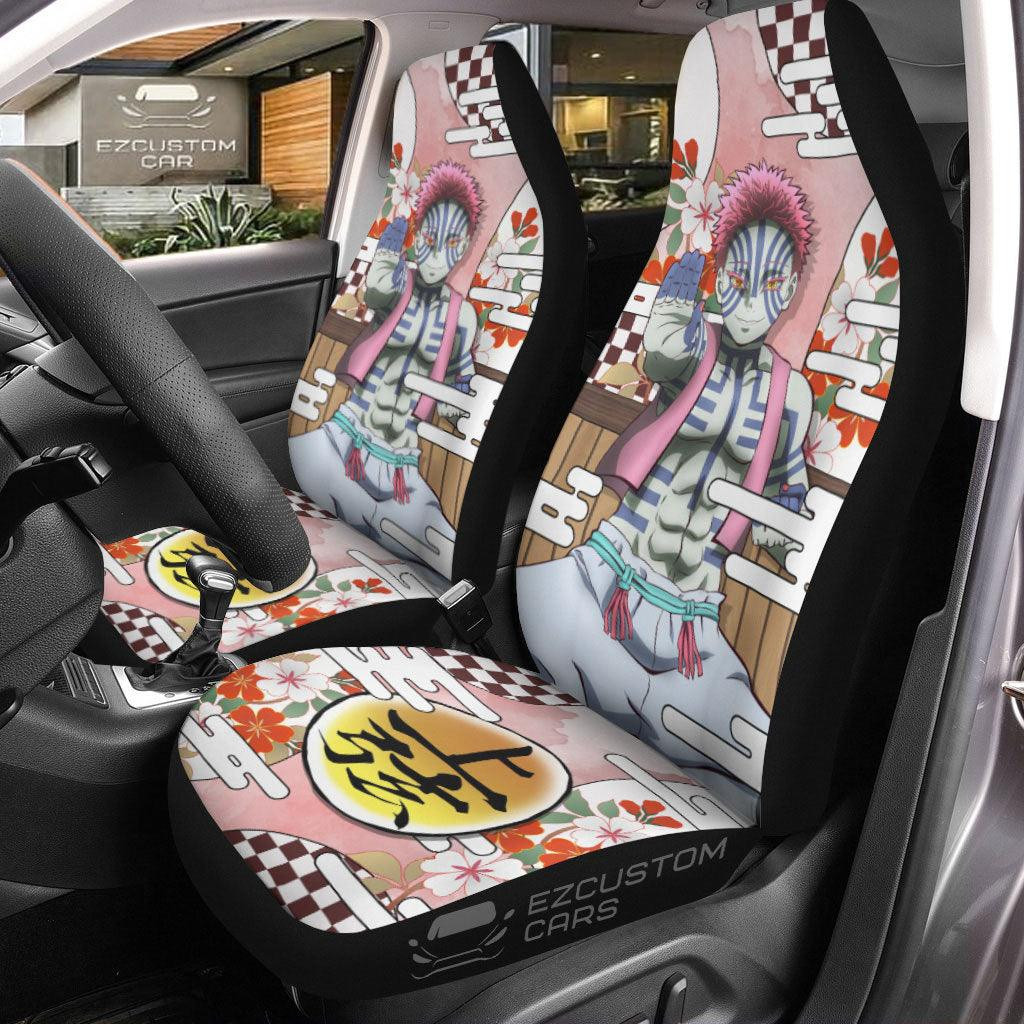 Akaza Demon Slayer Anime Car Seat Covers