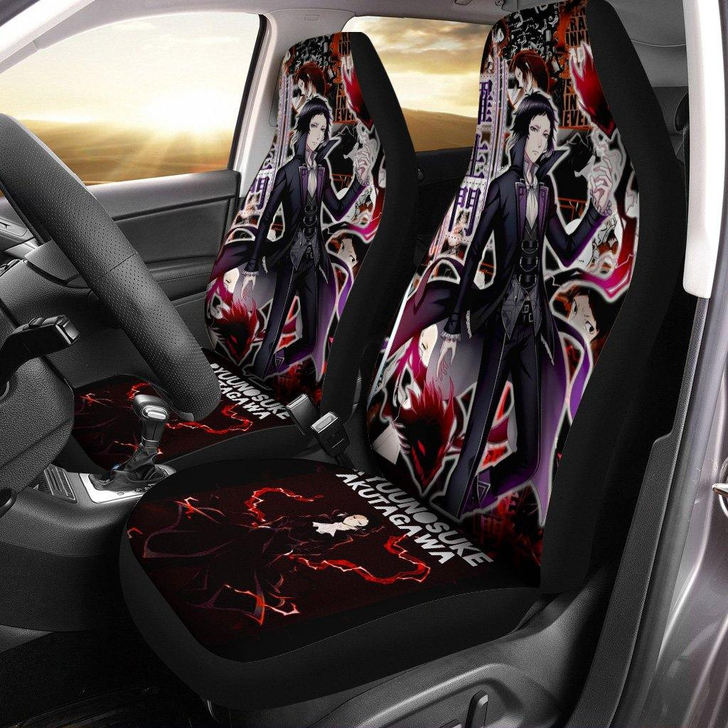 Akutagawa Car Seat Covers Bungou Stray Dogs