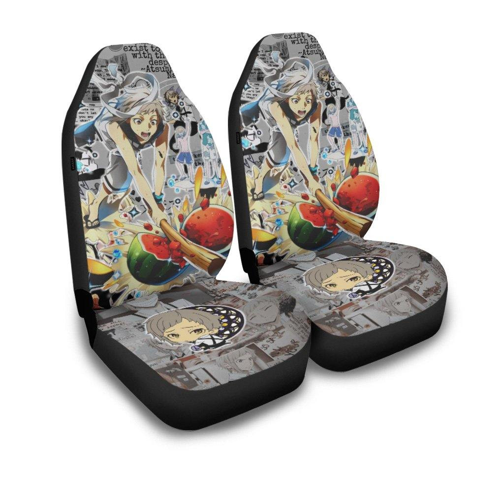 Atsushi Car Seat Covers Bungou Stray Dogs
