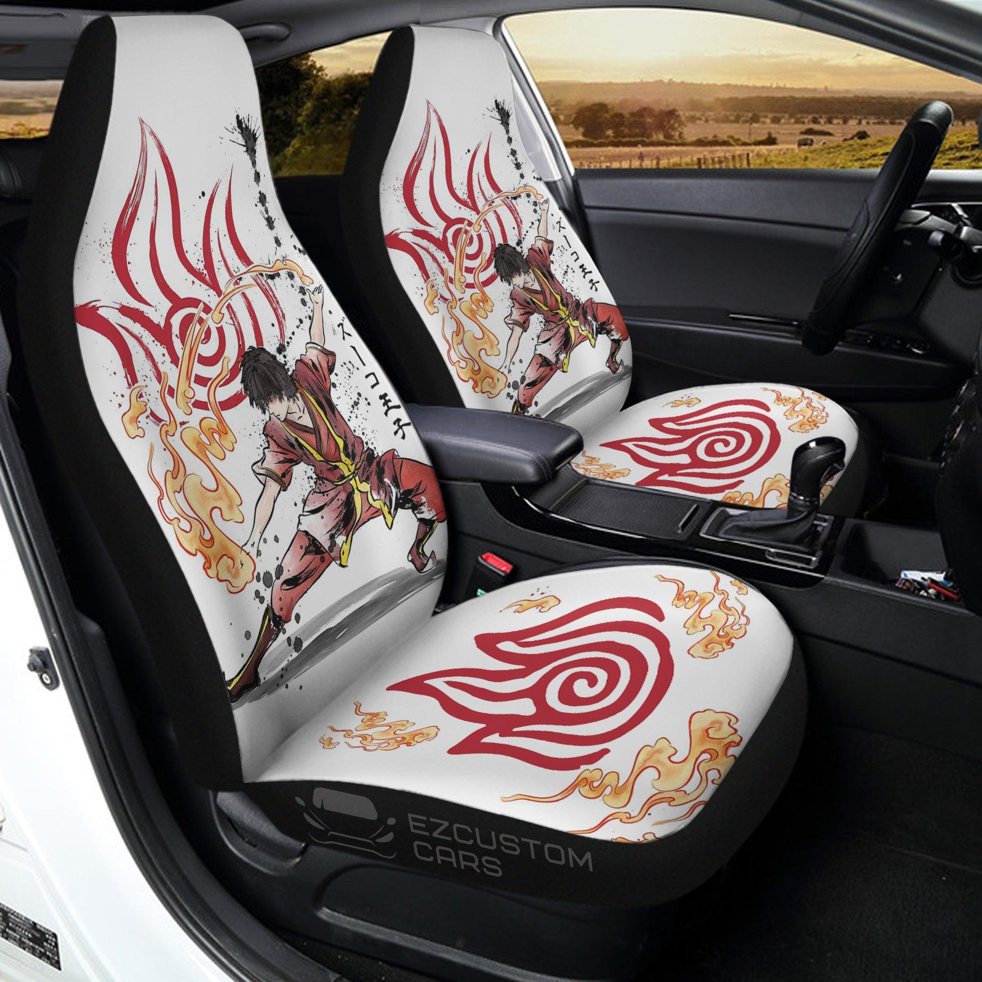 Avatar Car Seat Cover Anime Car Accessories The Power Of The Fire Nation
