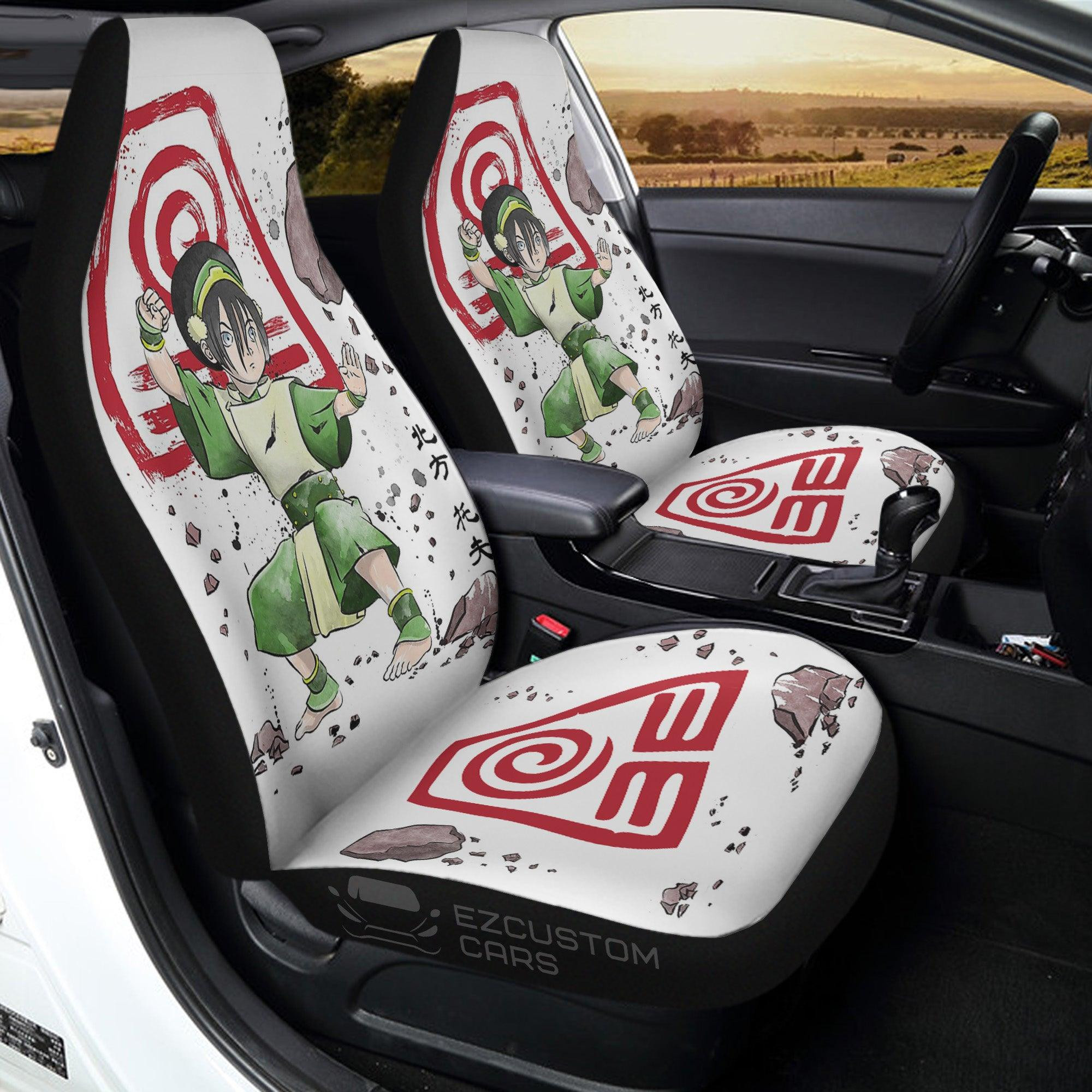 Avatar Car Seat Covers The Power Of The Earth Kingdom