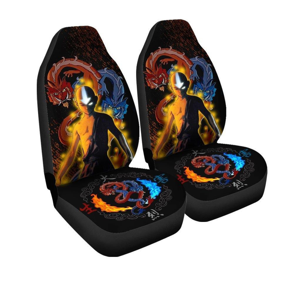 Avatar: The Last Airbender Anime Car Seat Covers Custom Aang