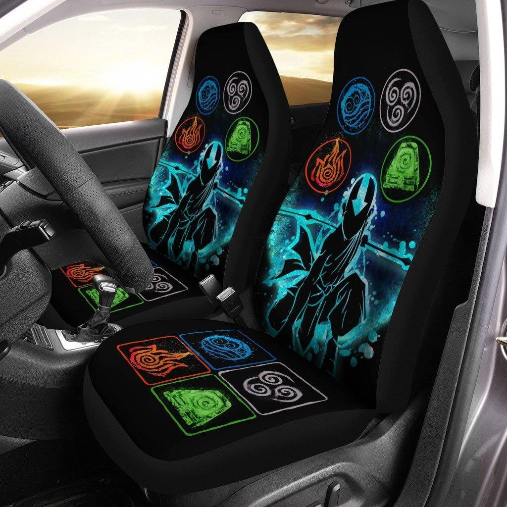 Avatar: The Last Airbender Anime Car Seat Covers Custom Aang