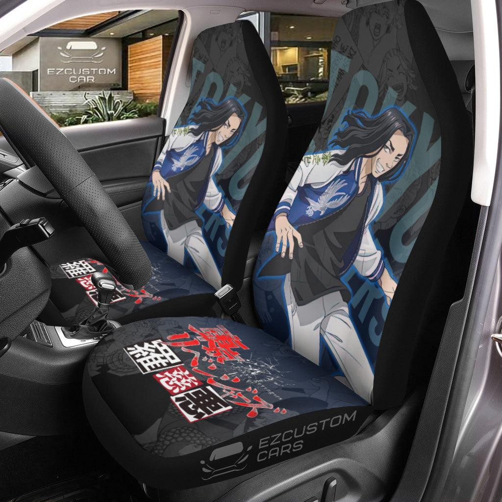 Baji Car Seat Covers Custom Anime Tokyo Revengers Car Accessories