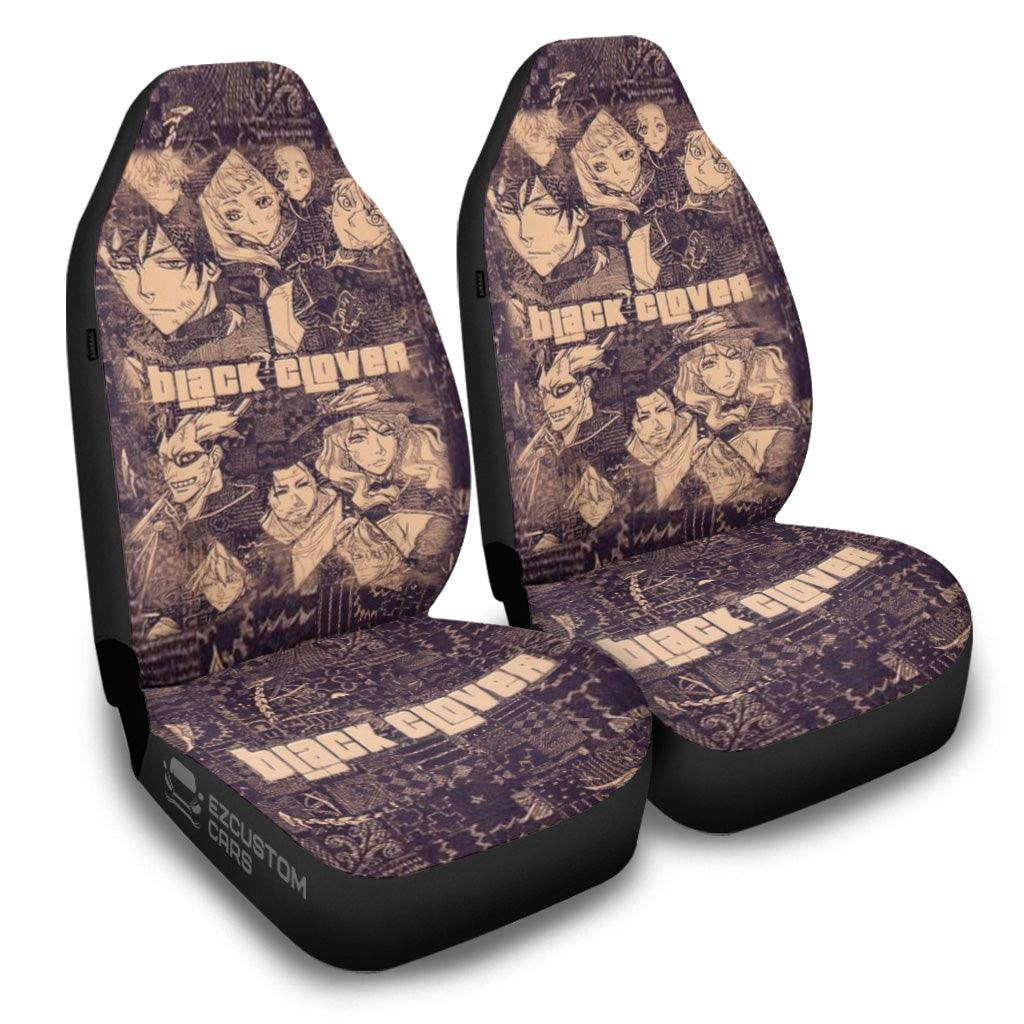 Black Clover Car Seat Covers Mix Manga