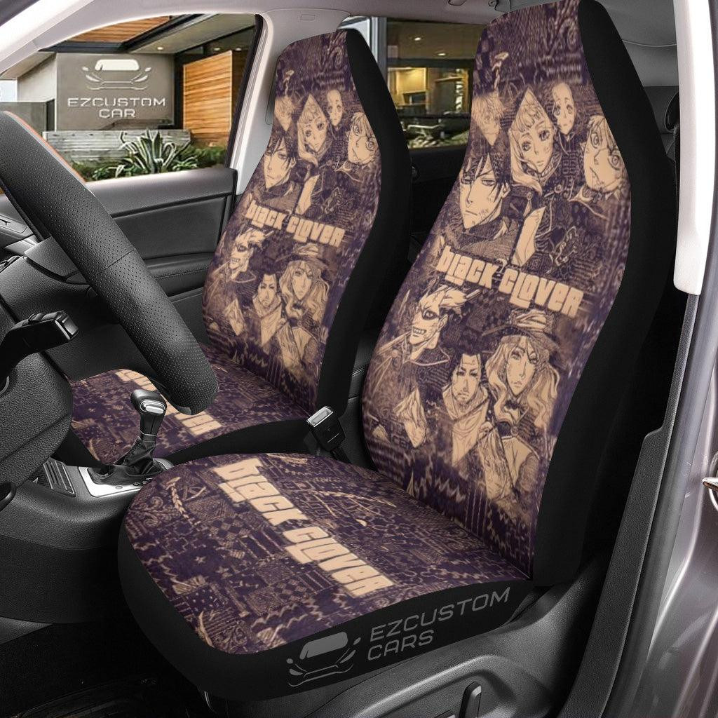 Black Clover Car Seat Covers Mix Manga
