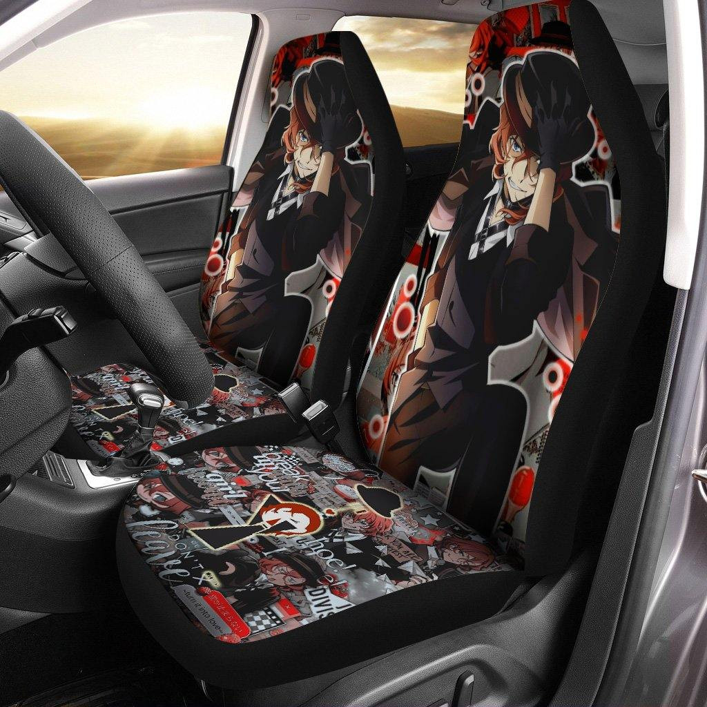 Chuuya Car Seat Covers Bungou Stray Dogs Anime Car Accessories