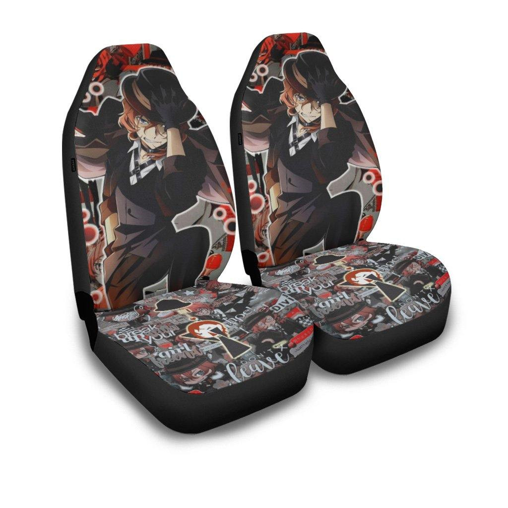 Chuuya Car Seat Covers Bungou Stray Dogs Anime Car Accessories