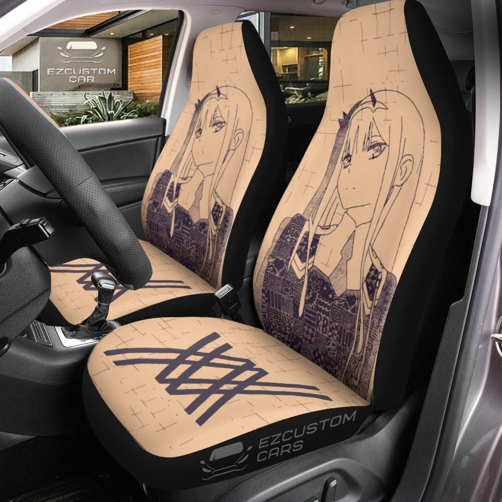 Darling In The Franxx Zero Two Car Accessories Anime Car Seat Covers