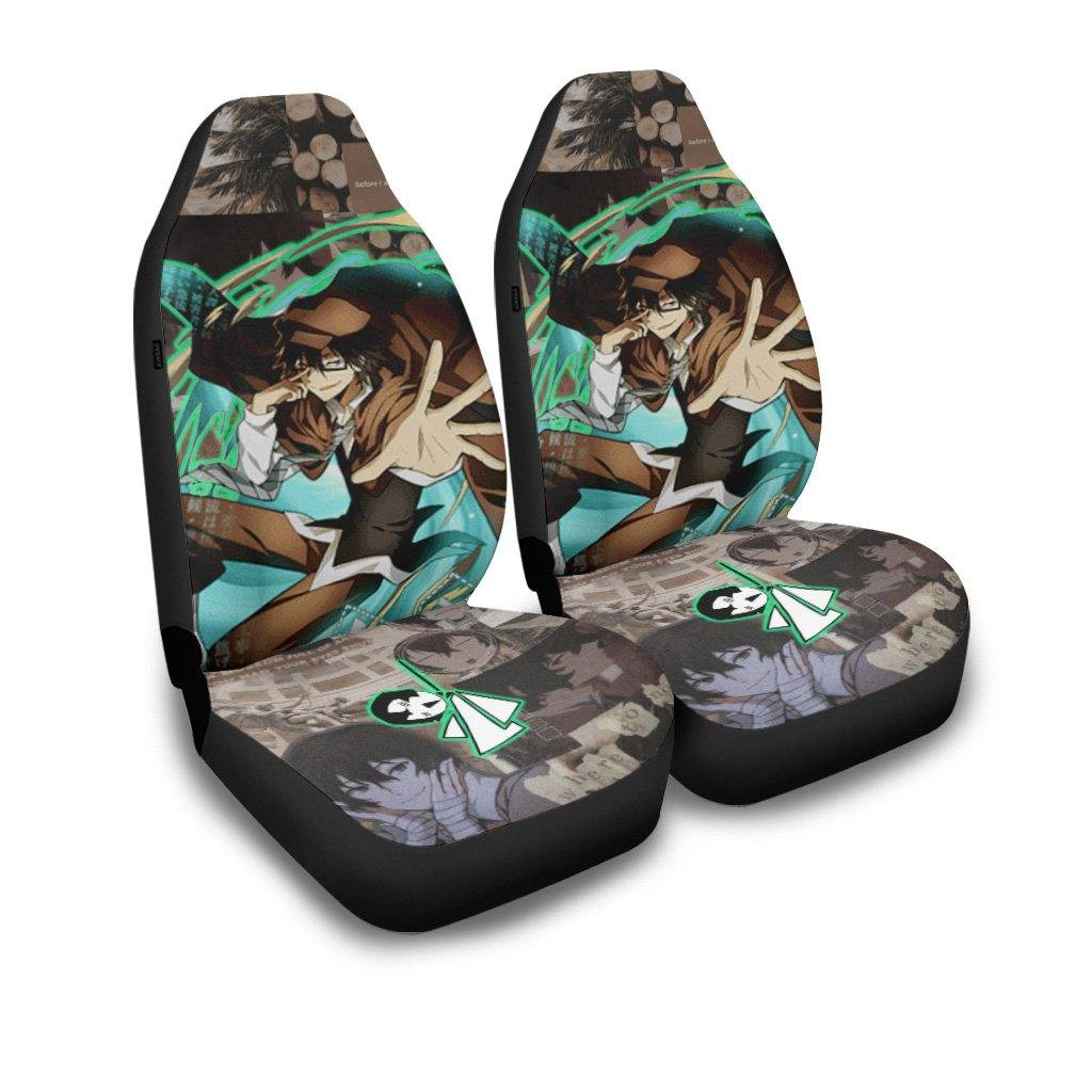 Dazai Car Seat Covers Bungou Stray Dogs