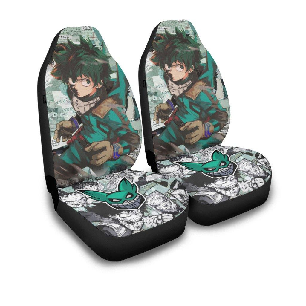 Deku Manga Cool Car Seat Covers Anime My Hero Academia