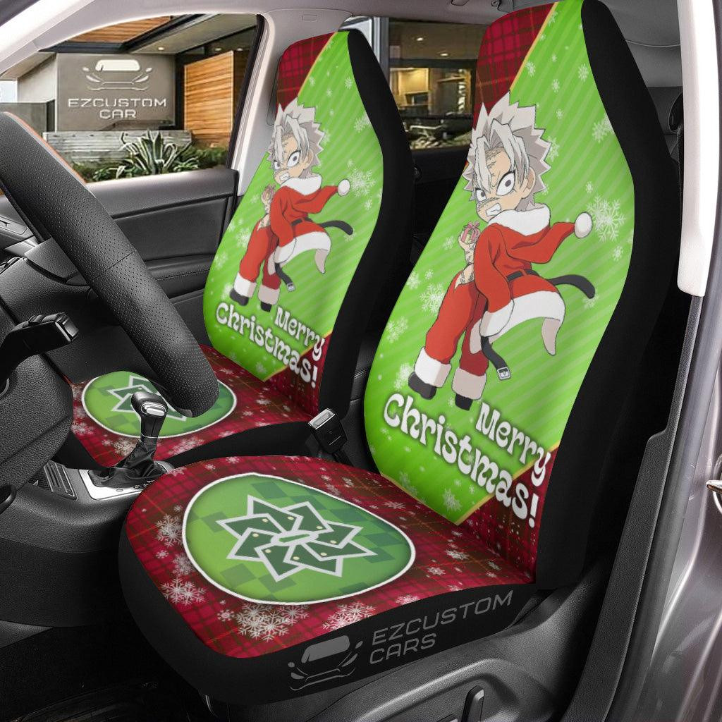 Demon Slayer Anime Car Seat Covers Sanemi Shinazugawa Christmas