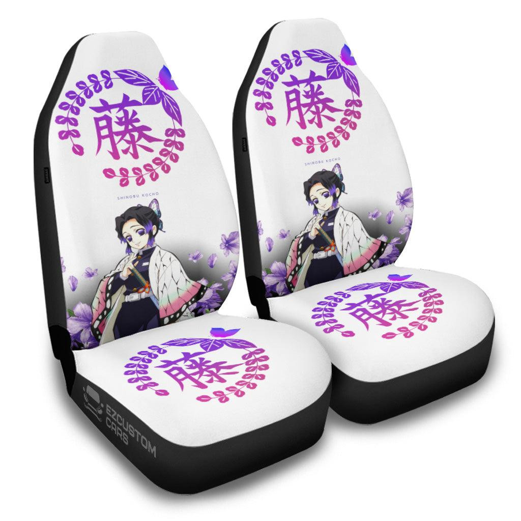 Demon Slayer Anime Car Seat Covers Shinobu Kocho x Symbol