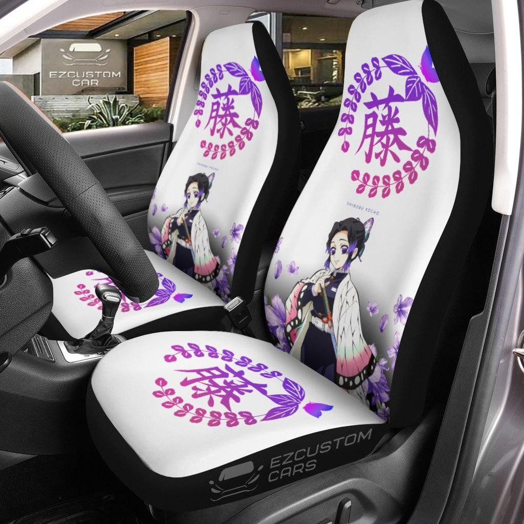 Demon Slayer Anime Car Seat Covers Shinobu Kocho x Symbol