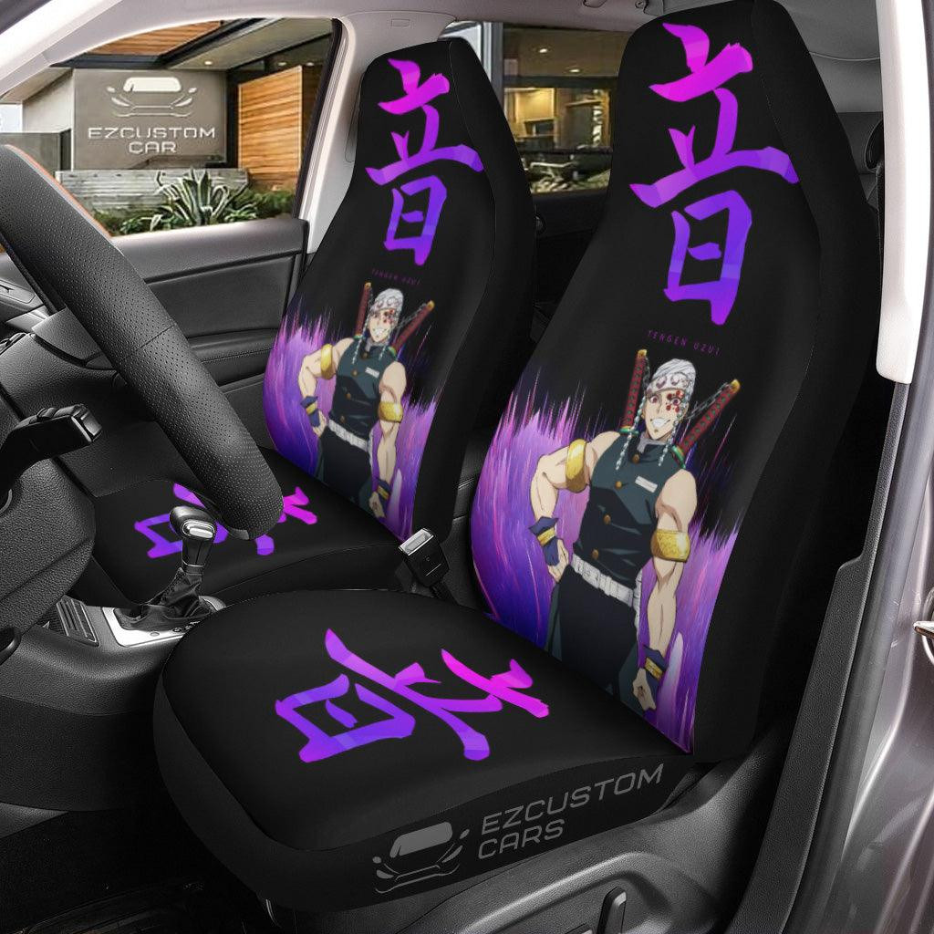 Demon Slayer Anime Car Seat Covers Tengen Uzui x Symbol