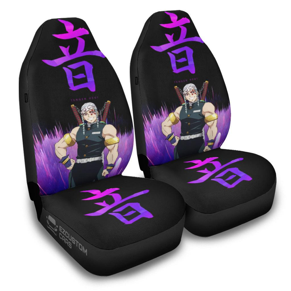 Demon Slayer Anime Car Seat Covers Tengen Uzui x Symbol