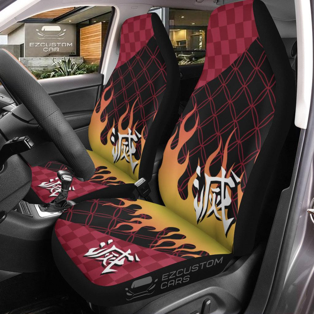 Demon Slayer Car Seat Covers  Kyojuro Rengoku