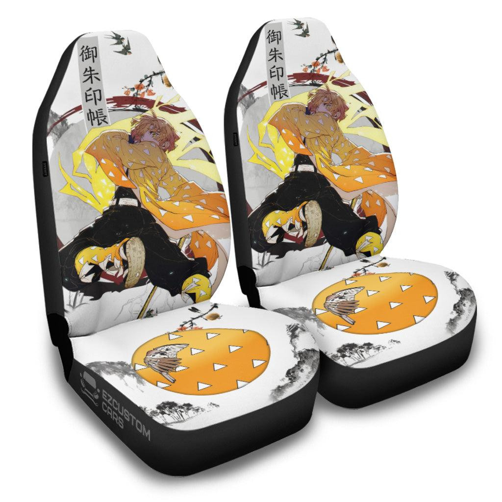 Demon Slayer Car Seat Covers  Zenitsu