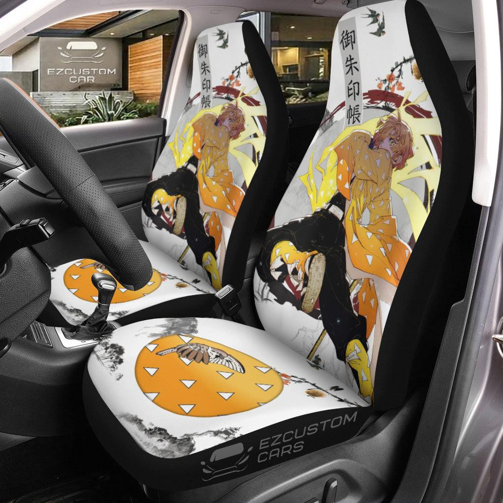 Demon Slayer Car Seat Covers  Zenitsu