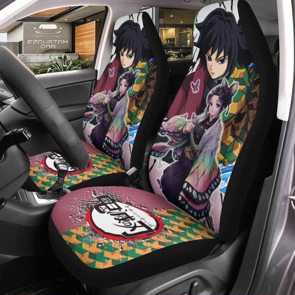 Demon Slayers Car Seat Covers Giyuu And Shinobu