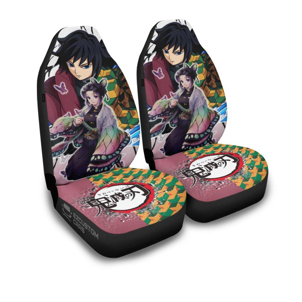 Demon Slayers Car Seat Covers Giyuu And Shinobu