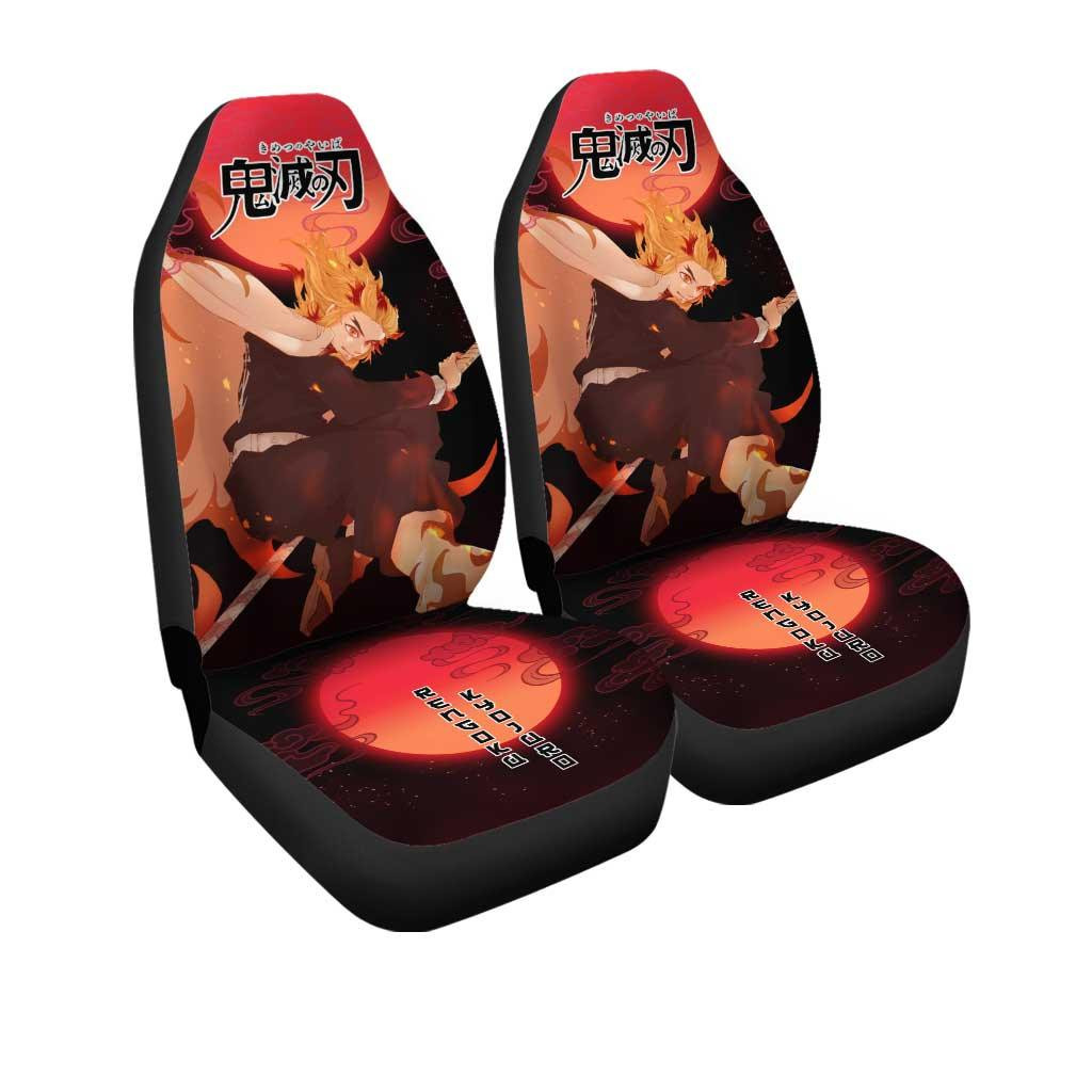 Demon Slayers Car Seat Covers  Rengoku Kinometsu no Yaiba