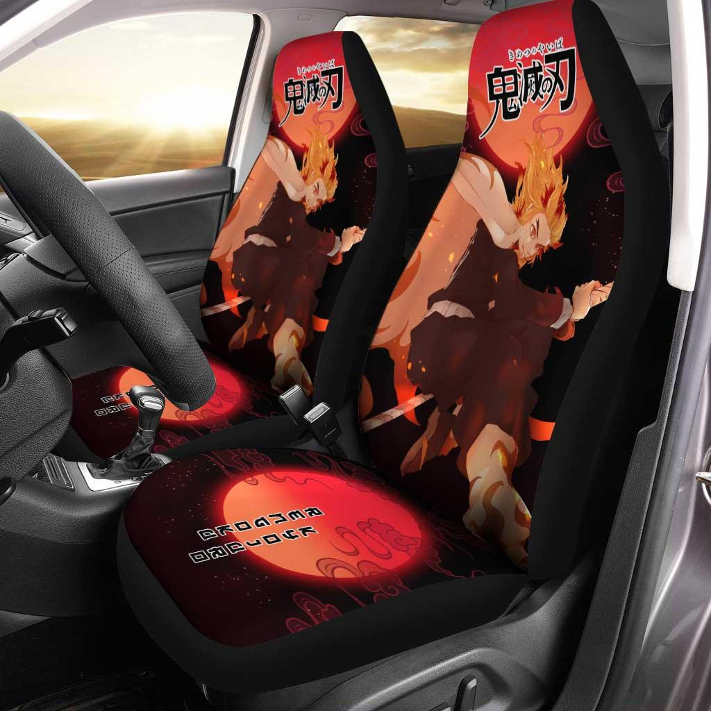 Demon Slayers Car Seat Covers  Rengoku Kinometsu no Yaiba