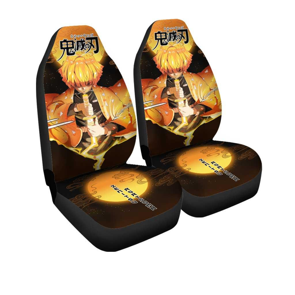 Demon Slayers Car Seat Covers  Zenitsu Agatsuma Kimetsu no Yaiba