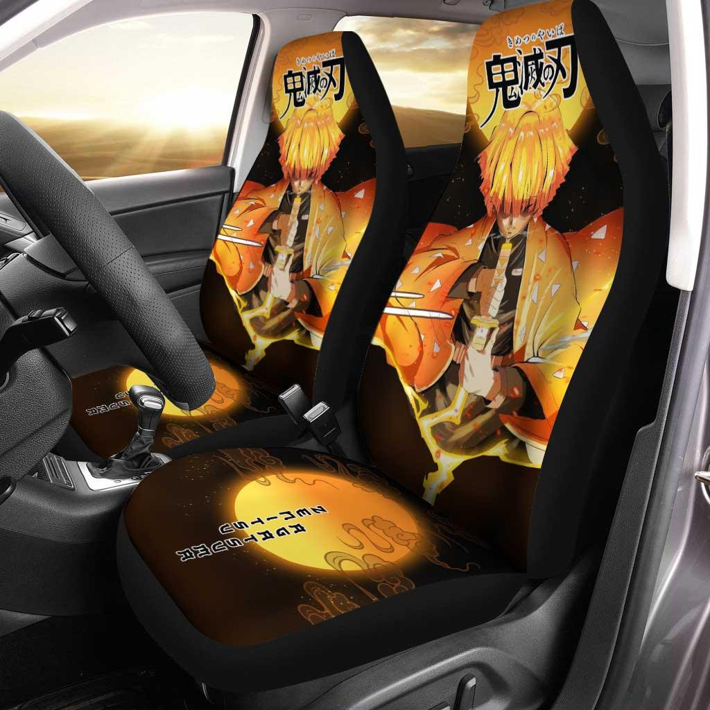 Demon Slayers Car Seat Covers  Zenitsu Agatsuma Kimetsu no Yaiba
